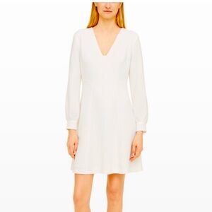 Elegant White Long Sleeve Dress by Club Monaco